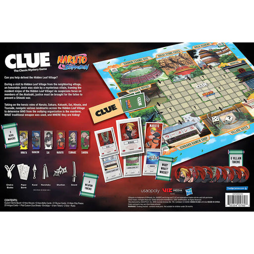 USAopoly - Clue - Naruto - Limolin 