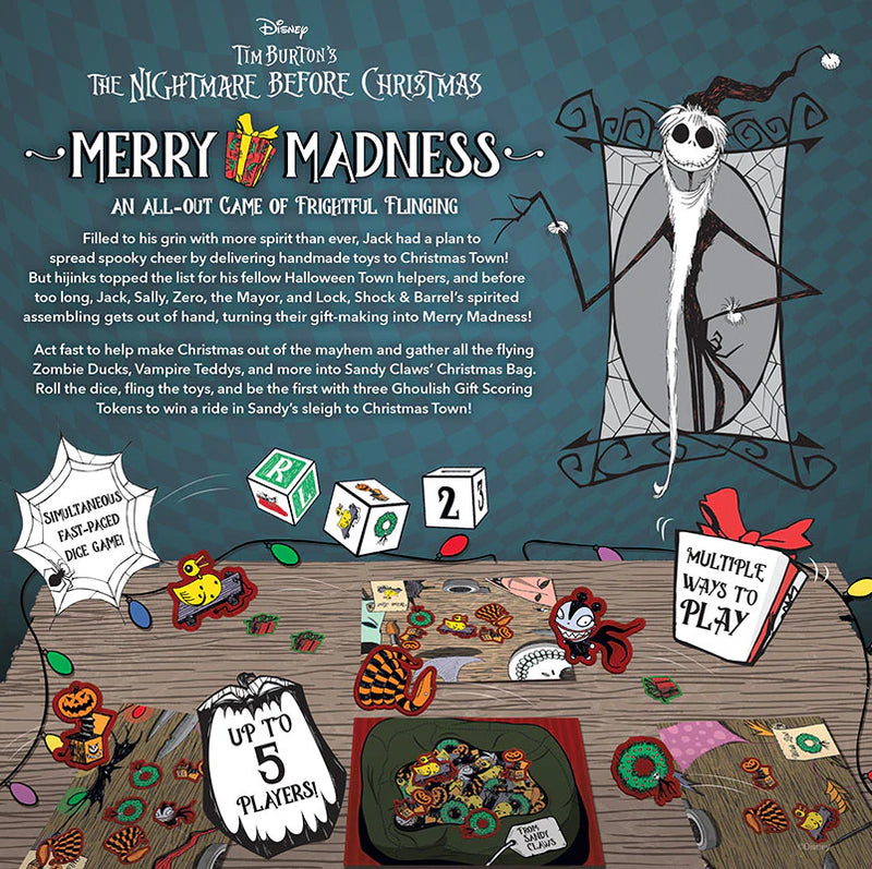 USAopoly - Disney Nightmare Before Christmas Merry Madness - Limolin 
