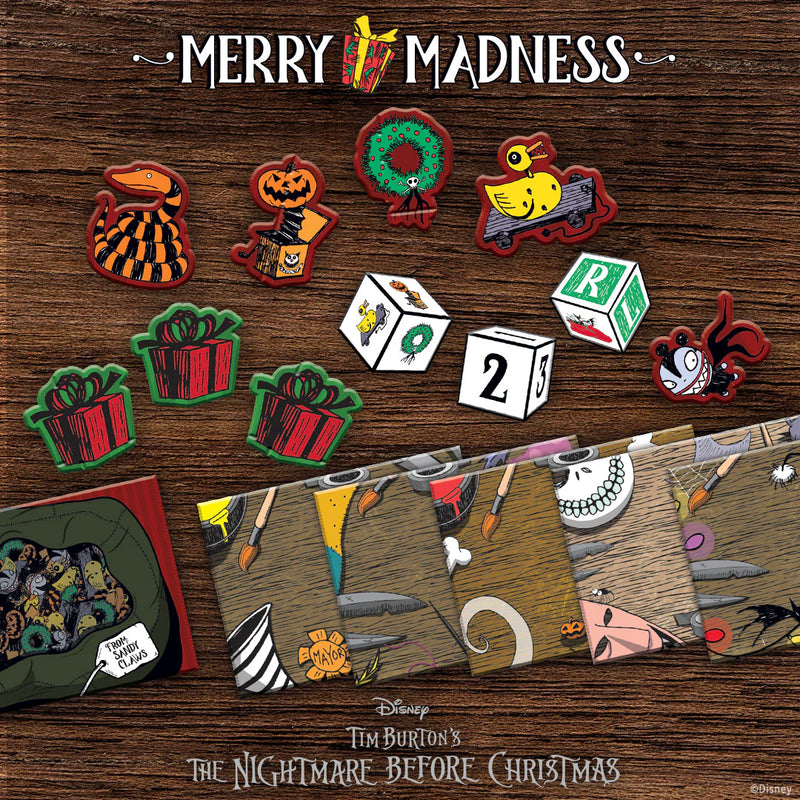 USAopoly - Disney Nightmare Before Christmas Merry Madness - Limolin 
