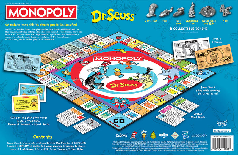 USAopoly - Monopoly - Dr Seuss - Limolin 