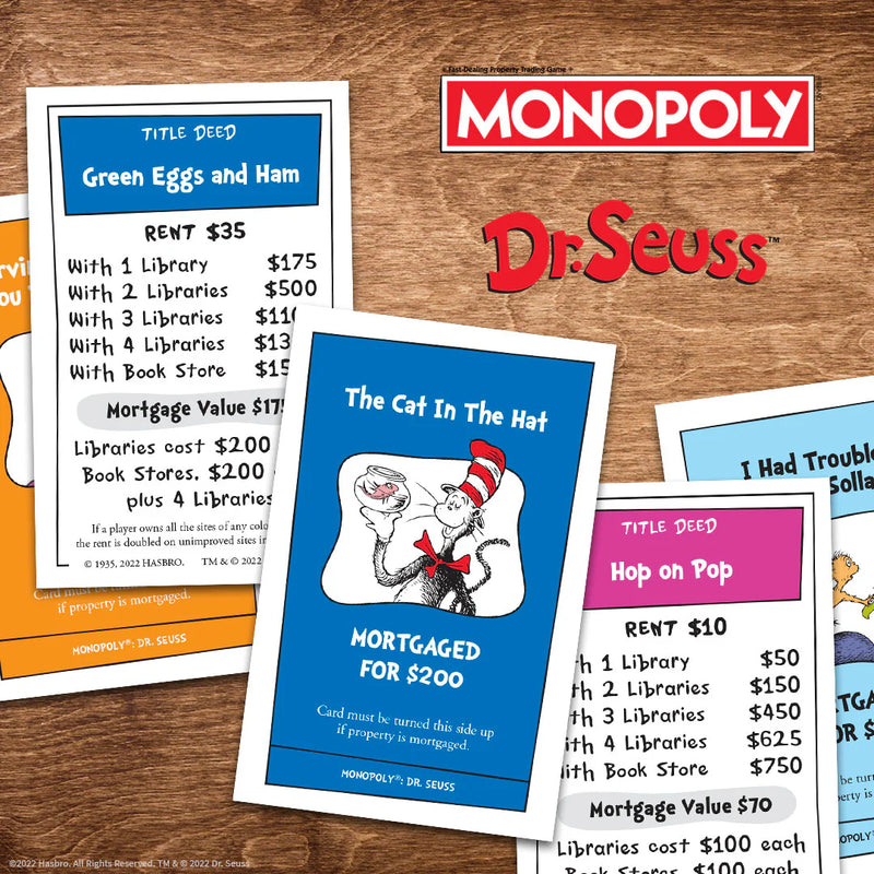 USAopoly - Monopoly - Dr Seuss - Limolin 
