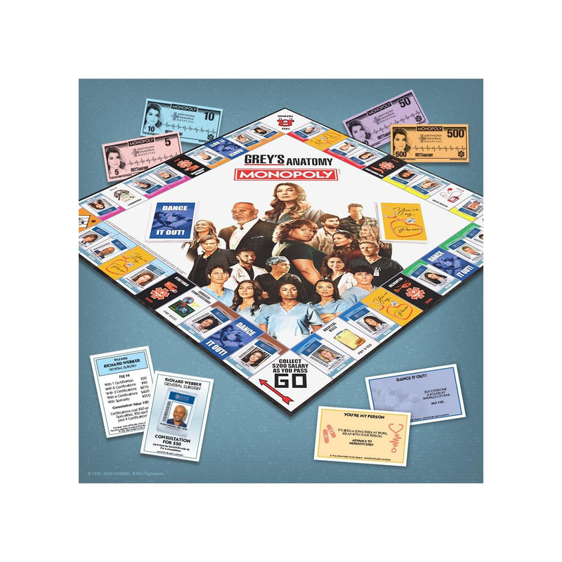 USAopoly - Monopoly - Grey's Anatomy Board Game - Limolin 