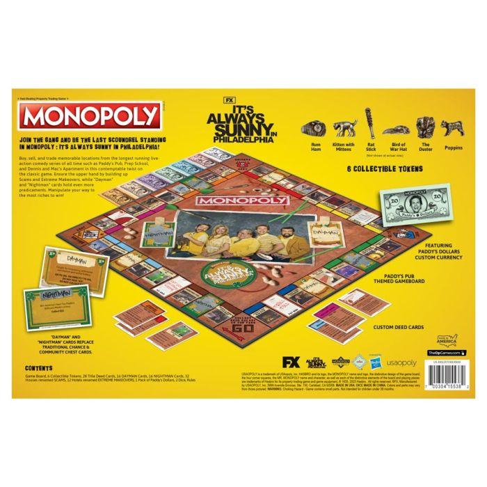 USAopoly - Monopoly - It's Always Sunny In Philadelphia - Limolin 