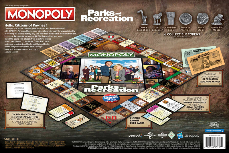 USAopoly - Monopoly - Parks And Recreation - Limolin 