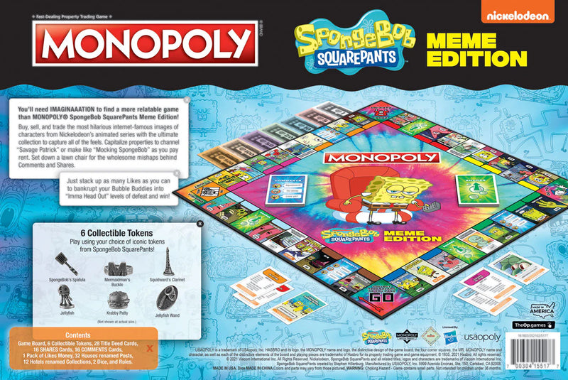 USAopoly - Monopoly - Spongebob - Limolin 