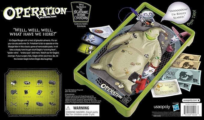 USAopoly - Operation - Disney Nightmare Before Christmas - Limolin 
