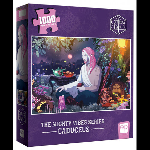 USAopoly - Puzzle - Critical Role Mighty Vibes Series-Caduceus (1000-Piece Puzzle) - Limolin 