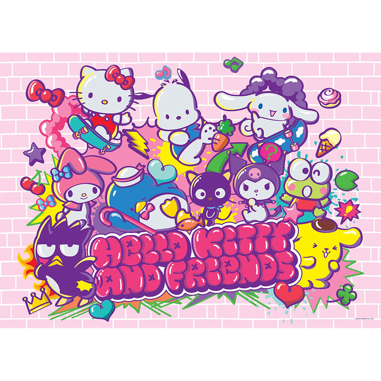 USAopoly - Puzzle - Hello Kitty And Friends Tokyo Skate (1000 Piece Puzzle) - Limolin 