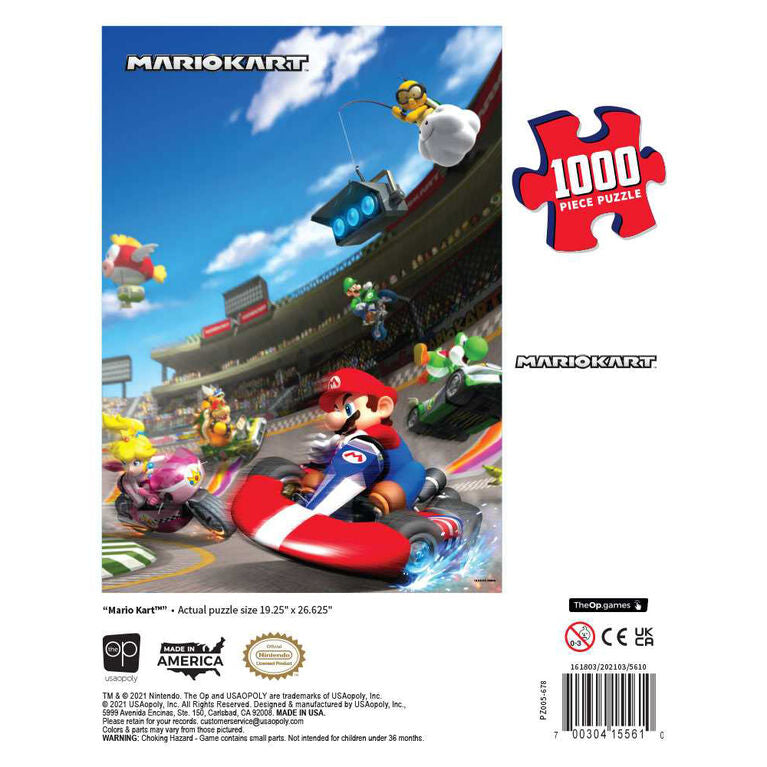 USAopoly - Puzzle - Super Mario - Mario Kart (1000-Piece Puzzle) - Limolin 