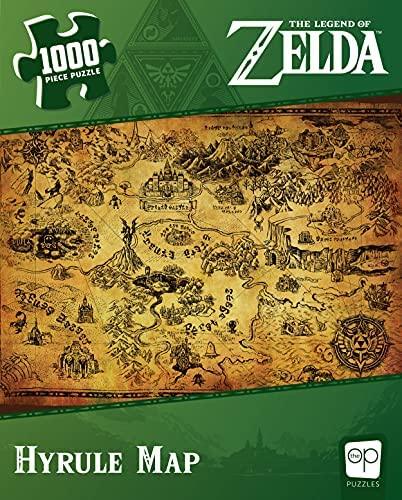 USAopoly - Puzzle - Zelda Hyrule Map (1000-Piece Puzzle) - Limolin 