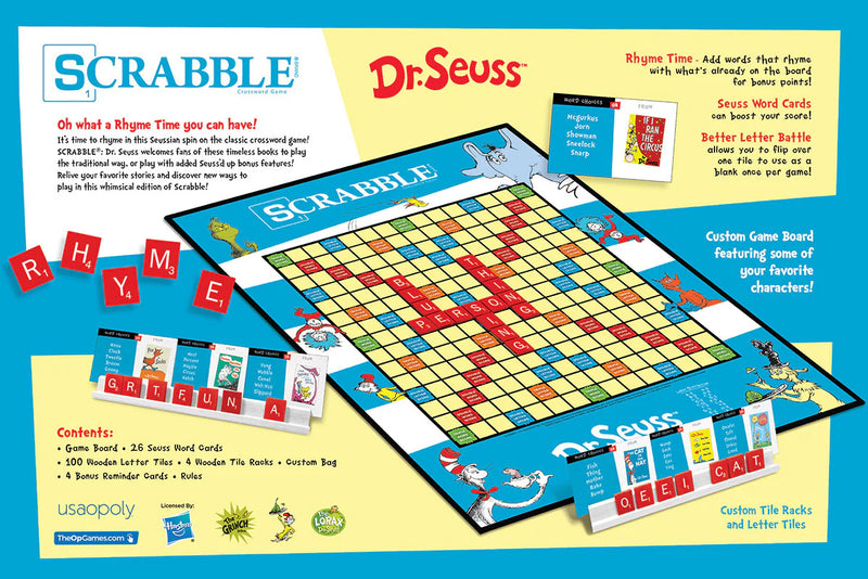 USAopoly - Scrabble - Dr Seuss - Limolin 