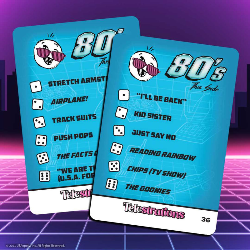 USAopoly - Telestrations - 80's And 90's Expansion Pack - Limolin 