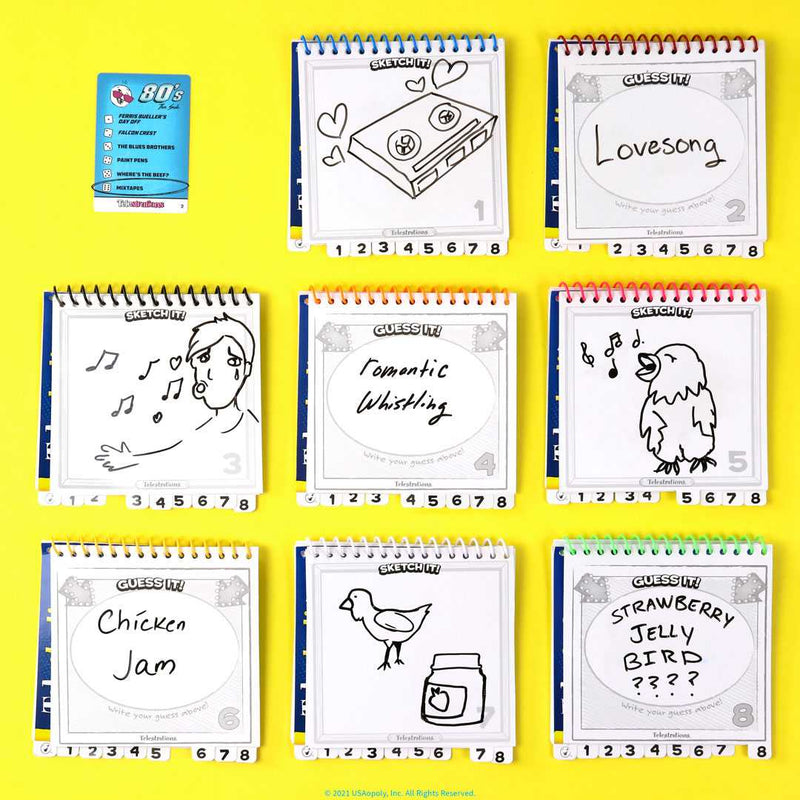 USAopoly - Telestrations - 80's And 90's Expansion Pack - Limolin 