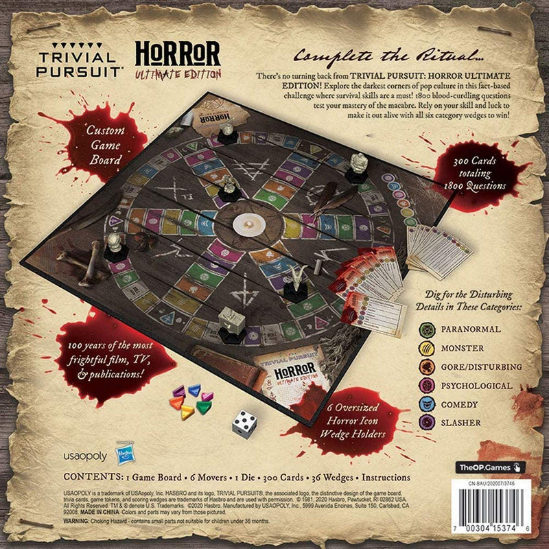 USAopoly - Trivial Pursuit - Horror Ultimate Edition - Limolin 