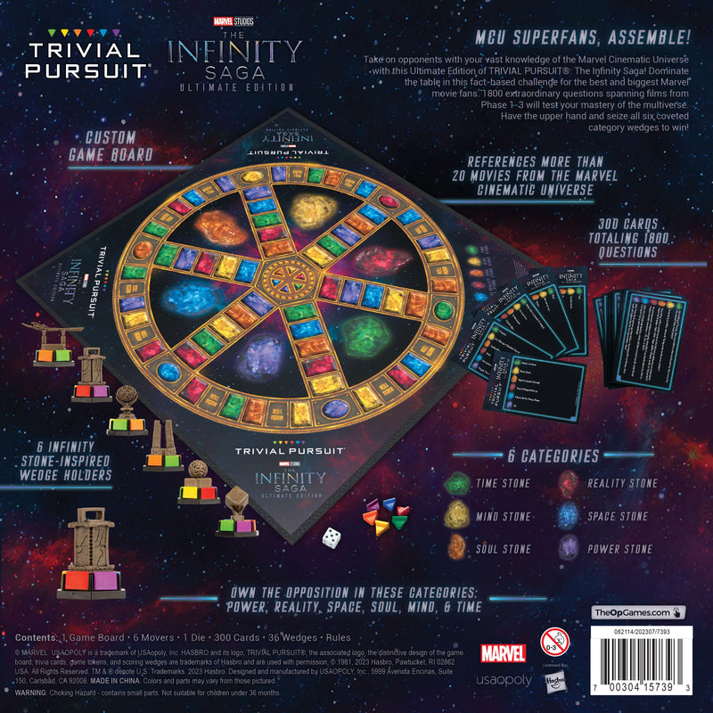 USAopoly - Trivial Pursuit - Marvel Cinematic Universe Ultimate Edition - Limolin 