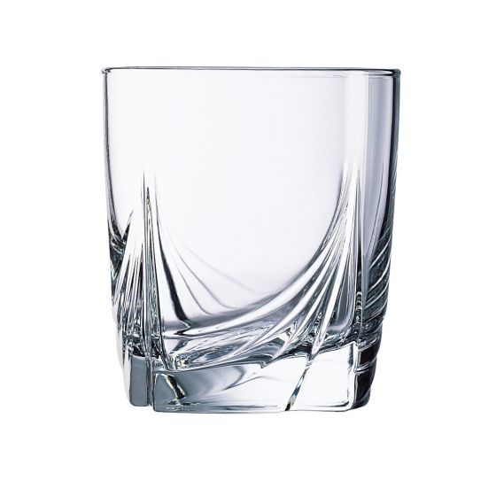 Luminarc - Ascot - 4-Piece Double Old Fashioned Glass Set | 13 fl oz / 384 mL