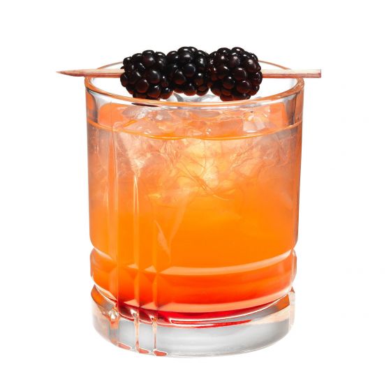 Luminarc - Parallels - 4-Piece Double Old Fashioned Glass Set | 13 fl oz / 384 mL