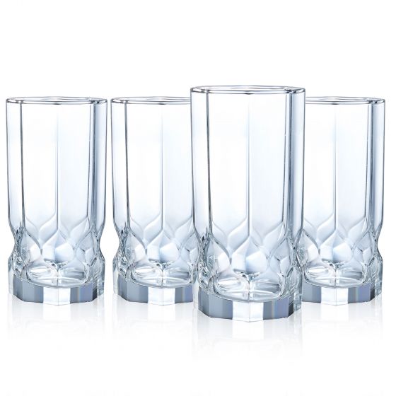 Luminarc - Topaz - 4-Piece Cooler Glass Set | 16 fl oz / 473 mL