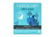 Natracare - Ultra Pads Super Wings 12 Count - Limolin 