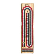 3-Lane Wood Cribbage Board - Limolin 