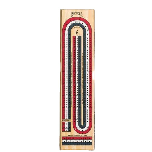 3-Lane Wood Cribbage Board - Limolin 