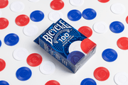 United States Playing Card - Bicycle - 2G 100 Count - Plastic Poker Chips - Limolin 