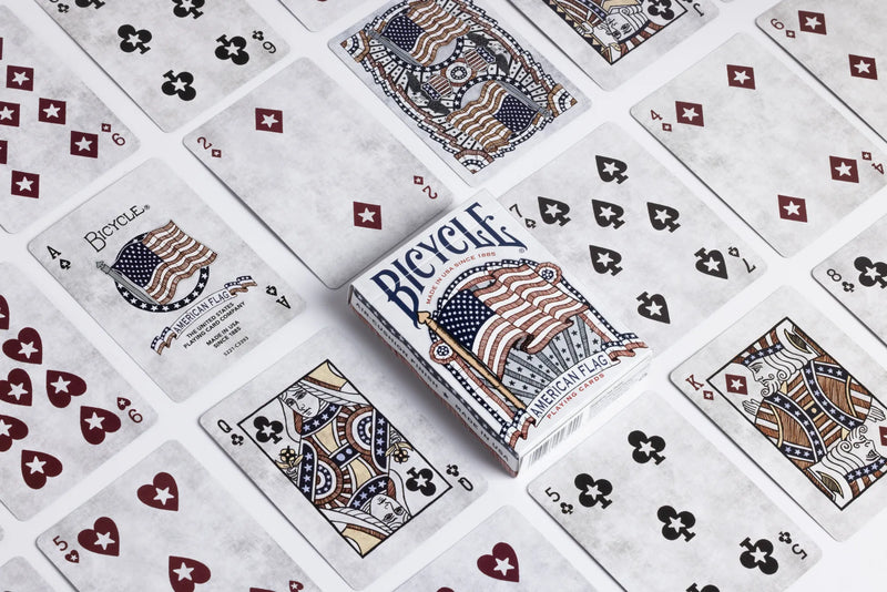 United States Playing Card - Bicycle - American Flag - Limolin 