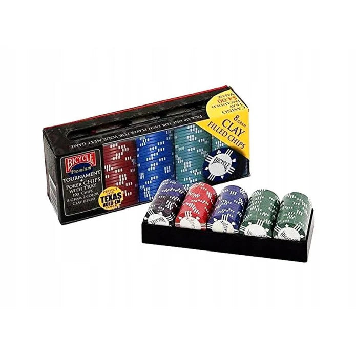 Bicycle - Premium 8G Clay Poker Chips (#01071) - Limolin 