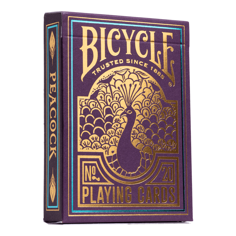 United States Playing Card - Bicycle - Purple Peacock - Limolin 