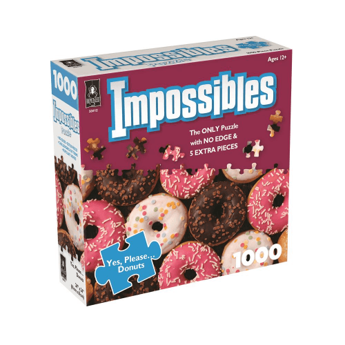 University Games - 1000Pc Puzzle - Impossibles - Yes, Please - Donuts - Limolin 
