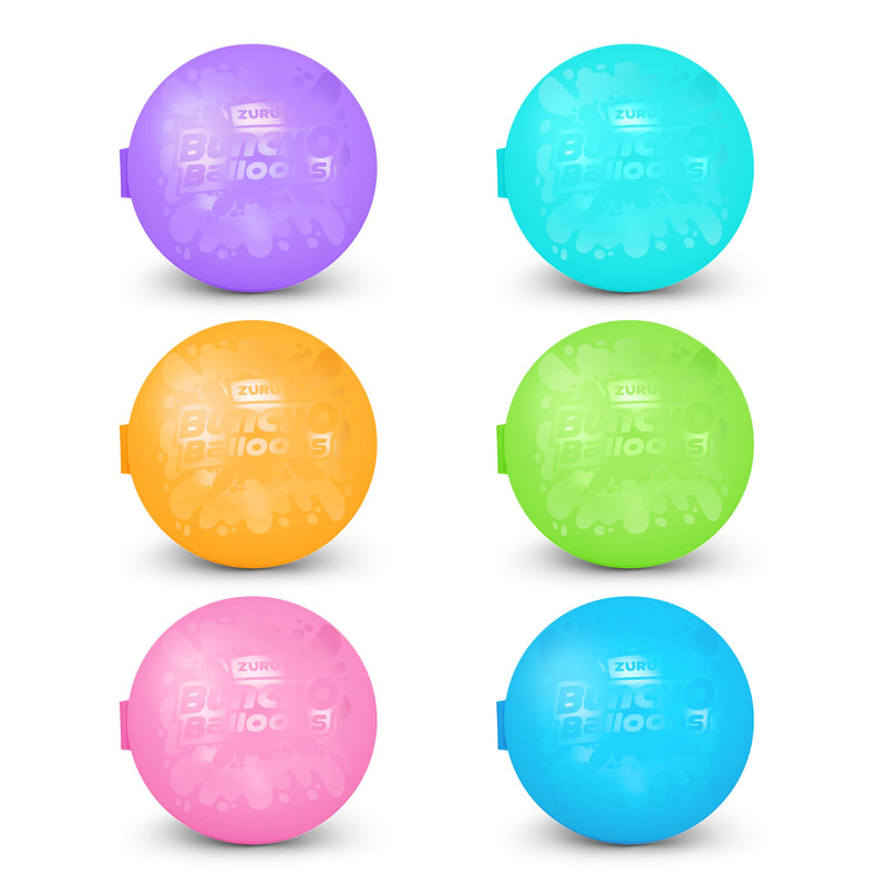 University Games - BUNCH O BALLOONS - REUSABLE WATER BALLOONS 6PK - Limolin 