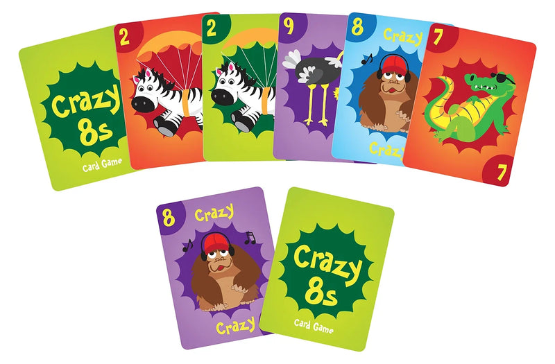 University Games - CRAZY 8S CARD GAME - Limolin 