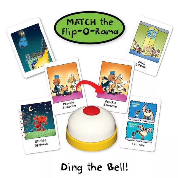 University Games - DOG MAN SCARLET SHEDDER FLIP-O-RAMA GAME - Limolin 