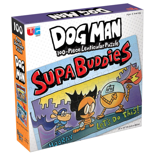 University Games - DOG MAN SUPA BUDDIES PUZZLE - Limolin 