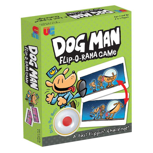 University Games - Dog Man - Flip-O-Rama Card Game - Limolin 