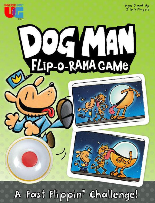 University Games - Dog Man - Flip-O-Rama Card Game - Limolin 