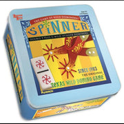University Games - Dominoes - Spinner - Wild - Color - Dlx Tin - Limolin 
