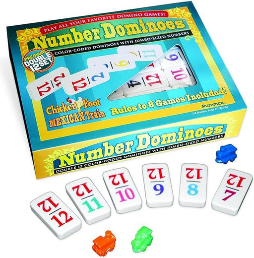 University Games - Double 12 - Color Number - Dominoes - Limolin 