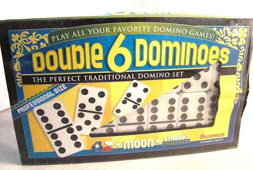 University Games - Double 6 - Black Dot - Dominoes - Limolin 