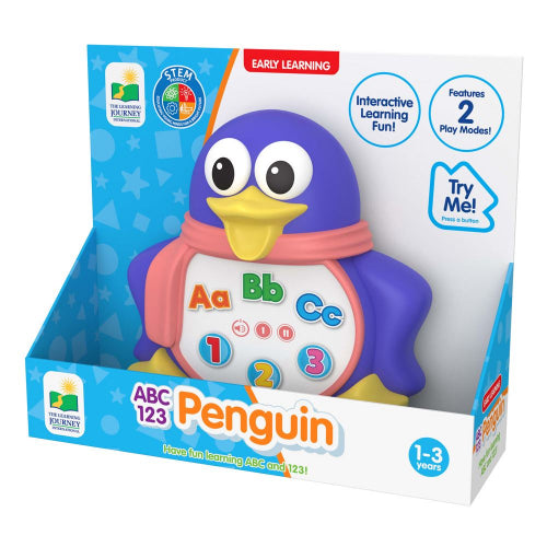 University Games - EARLY LEARNING ANIMALS - ABC & 123 PENGUIN - Limolin 