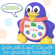 University Games - EARLY LEARNING ANIMALS - ABC & 123 PENGUIN - Limolin 