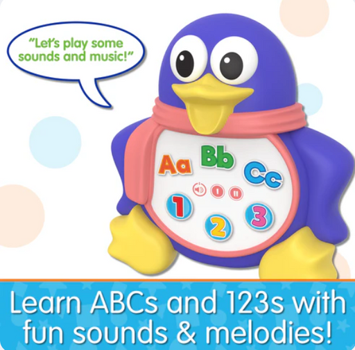 University Games - EARLY LEARNING ANIMALS - ABC & 123 PENGUIN - Limolin 