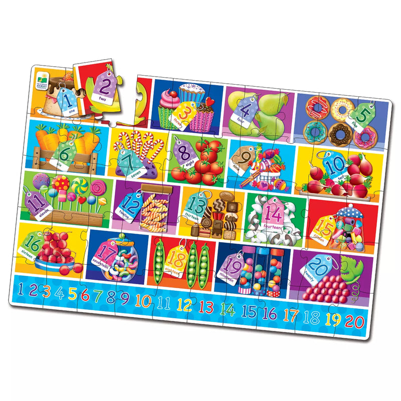University Games - Jumbo Floor Puzzles - Numbers - Limolin 