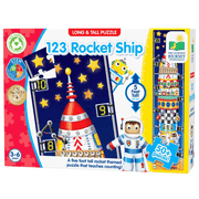 University Games - Long & Tall Puzzles - 123 Rocketship - Limolin 