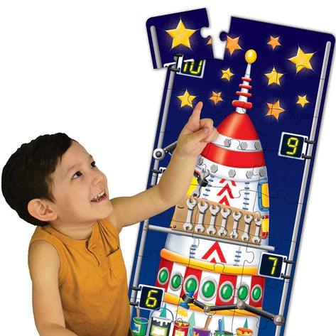 University Games - Long & Tall Puzzles - 123 Rocketship - Limolin 