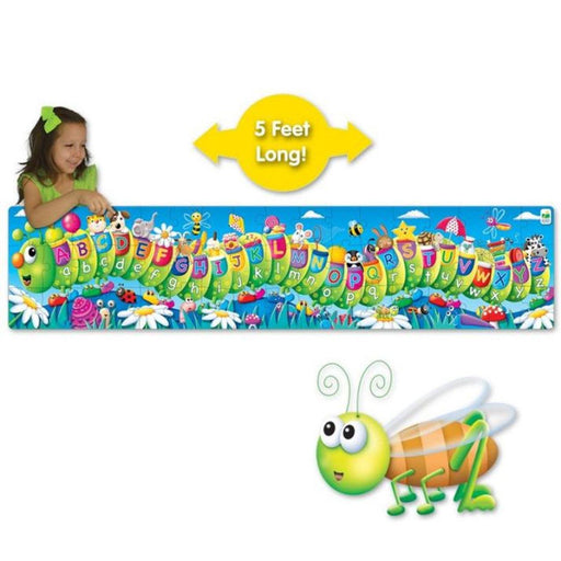 University Games - Long & Tall Puzzles - Abc Caterpillar - Limolin 