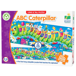 University Games - Long & Tall Puzzles - Abc Caterpillar - Limolin 
