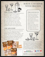 University Games - MURDER MYSTERY - Cocktail for Murder - Limolin 