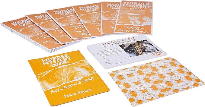 University Games - Murder Mystery - Pasta, Passion And Pistols - Limolin 
