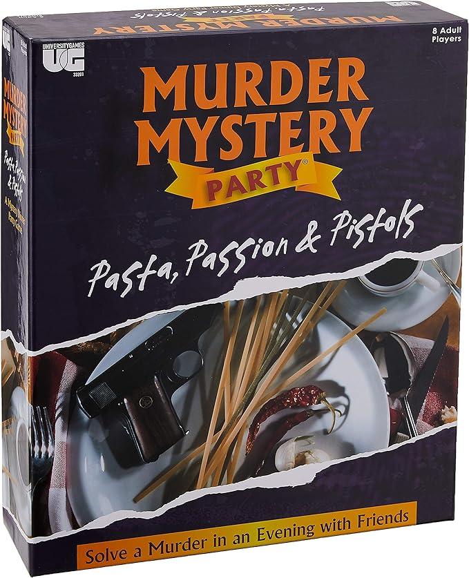 University Games - Murder Mystery - Pasta, Passion And Pistols - Limolin 